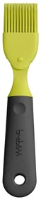 Pensula din silicon Trebonn Pennello 1523207, 22.4 cm, Maner moale, Cap articulat, Negru/Galben