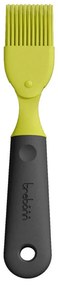 Pensula din silicon Trebonn Pennello 1523207, 22.4 cm, Maner moale, Cap articulat, Negru/Galben