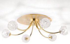 Lustra aplicata design modern de lux Maderno 6L aurie