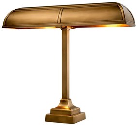 Lampa de masa clasica, finisaj antique brass, Banker 103777 HZ