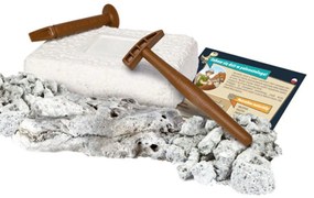Dinozaur Archeo Fun Set Arheologic Velociraptor Luminos Clementoni