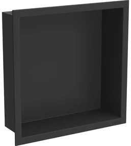 Mexen X-Wall-R raft de încastrare cu flanșă 30 x 30 cm, Neagră - 1970303010