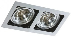 Spot incastrabil directionabil de tavan/plafon SISTO 2 ALU