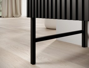 Masuta RTV RAFTT 152x55 cm, negru