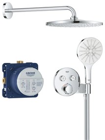 Grohe Precision Smartcontrol set de dus ascuns cu termostat da crom 34877000