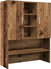 vidaXL Dulap mașină de spălat, lemn vechi, 70,5x25,5x90 cm