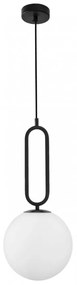 Lustra, Pendul modern Grus Matt Black 25cm