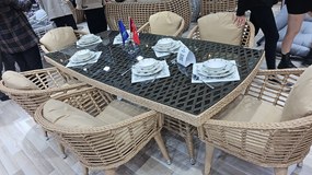 SET MOBILIER GRADINA IARY 4 MASA + 6 SCAUNE