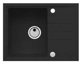 Chiuvetă de bucătărie ALVEUS 1149080 INTERMEZZO 62x48 cm negru mat