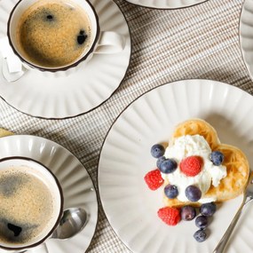 Set de 4 cești Mäser OSITA – 200 ml, crem