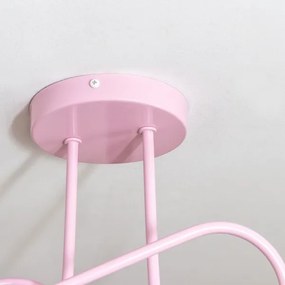 Lustră aplicată OXFORD 2xE27/15W/230V roz