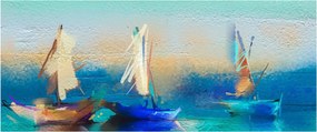 Tablou - Peisaj pictură, pictură (120x50 cm)