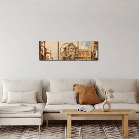 Tablou - Jules-Romain Joyant, The Scuola di San Marco, Venice, reproducere (cu ceas) (90x30 cm)