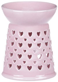 Lampa aromatica din porțelan Pink, 11 x 11 x 14 cm