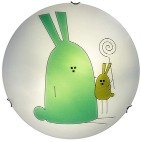 Aplica camera copii motiv iepurasi colorati Flappy