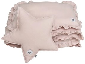 Lenjerie de pat din in pentru patut DUSTY PINK, mar. M