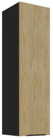 Dulap superior de bucătărie Carminia 30 G-108 1F (stejar cremona + negru). 1128013