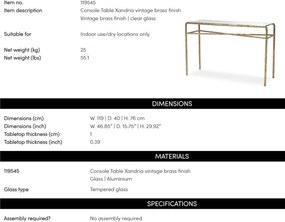 Consola design LUX Xandria