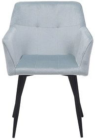 Set 2 buc. scaune pentru sufragerie Jardim (gri deschis). 1009948