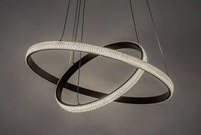 Lustra suspendata cu 2 inele LED Grete 60cm