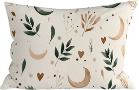 Husa de perna din microfibra BOHO MOON 50x70 cm, crem
