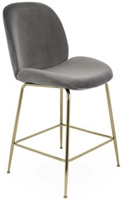 Scaun de bar Dori Gold gri