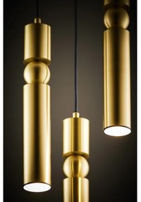 Lustră pe cablu Jupiter 2019 ALAS 3xGU10/10W/230V auriu