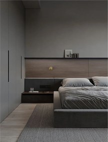 Aplica de perete cu spot LED SFERA aurie