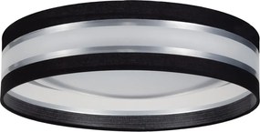 Plafonieră LED CORAL, 24W, 230V, negru/argintiu