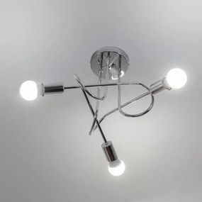 Lustră aplicată OXFORD 3xE27/15W/230V crom lucios
