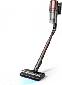 La mâna a doua: Aspirator vertical Dreame Essential V30 VVV21A, 880 W, 30 000 Pa, 90 min, 0,6 l, HEPA H14, OmniX™ 2.0, Recunoastere a tipurilor de murdarie, Pliabil, Negru/Bronz
