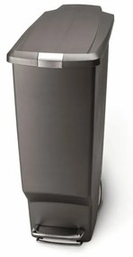 Cos pedala ingust 40 l, plastic gri, gri