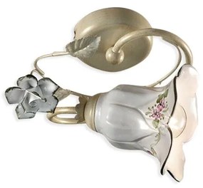 Plafoniera cu flori ceramice in stilul clasic Florentin PISA