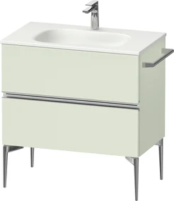 Duravit Sivida dulap 81x47.7x59.2 cm sub chiuveta pe perete verde-crom SV4651010HH0000