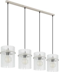Globo 15698-4HB - Lustră suspendată pe cablu GORLEY, 4xE27/60W/230V