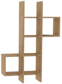 Etajeră de perete KENO 125x79 cm maro