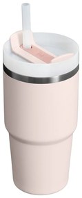 Termos roz deschis cu pai din oțel inoxidabil 600 ml Quencher H2.0 FlowState Tumbler Rose Quartz – Stanley