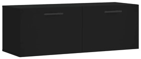 830157 vidaXL Dulap de perete, negru, 100x36,5x35 cm, lemn compozit