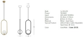 Pendul minimalist design decorativ Vinny I