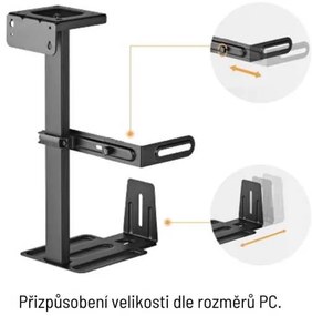 Suport pentru PC Brateck CPB-25, negru