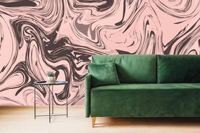 Tapet model abstract în nuanță de roz vechi