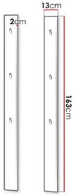 Set 2 cuier perete Semplo SM 05 (Gri) . 1105881