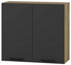 Dulap superior Vento G-80/72, stejar kraft / antracit