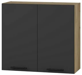 Dulap superior Vento G-80/72, stejar kraft / antracit