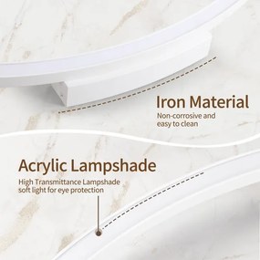 Brilagi - Lampă LED dimabilă PORTOFINO LED/85W/230V Ø 120 cm albă + telecomandă