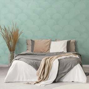 Tapet autoadeziv arc verde modern