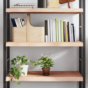 vidaXL Poliță de perete, 80x60x(2-6) cm, lemn masiv de stejar netratat