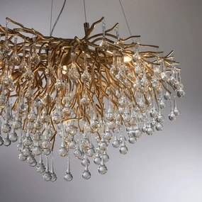 Lustra suspendata design magnific ICICLE alama antic, 50x100cm