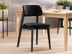Scaun sufragerie KD 63 C (Negru) . 1103440