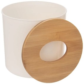 Coș de gunoi alb din plastic 1,6 l Whitney – Orion